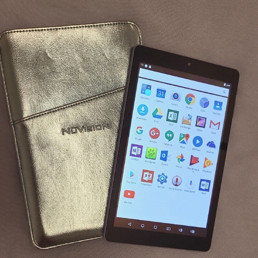 NuVision 8" Blue Tablet with Matching Case